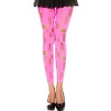 Legging rose fluo ajouré petits et grands trous
