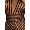 Bodystocking en résille noir