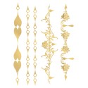 Tatouage éphémère - Effet or  - TAGold 9