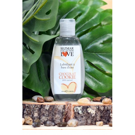 Lubrifiant à base d'eau 100% naturel Chocolat Cookie 90 ml