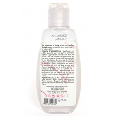 Lubrifiant à base d'eau 100% naturel Barbe à Papa 90 ml