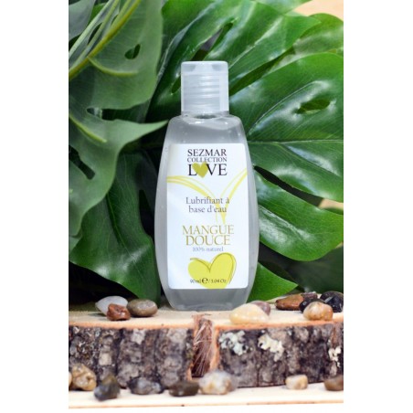 Lubrifiant à base d'eau 100% naturel Mangue douce 90ml
