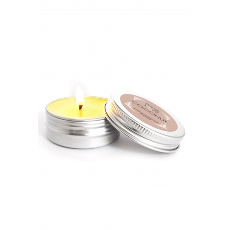 Mini Bougie de massage Noix de coco 30ml 100% naturelle