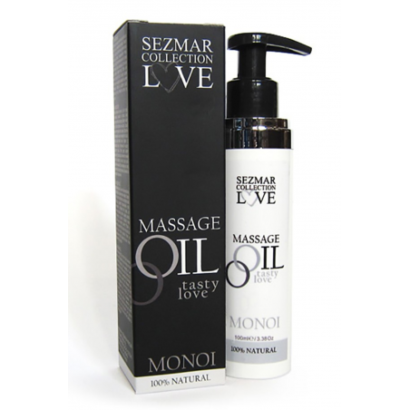 Huile de massage 100% naturelle monoï - 100ml