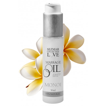 Huile de massage 100% naturelle monoï