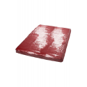 Drap de lit en vinyle rouge 200 x 230 cm - R250422