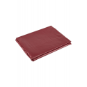 Drap de lit en vinyle rouge 200 x 230 cm - R250422