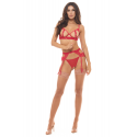 Ensemble 3 pièces rouge - REN53050-TRED