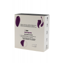 Vibromasseur clitoridien violet avec son œuf vibrant à distance