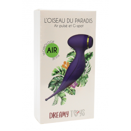 Oiseau du Paradis - Vibromasseur 2 en 1 avec vibration rouge
