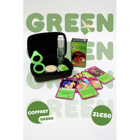 💚 Coffret Green – Jeux Érotiques & Relaxation Sensorielle