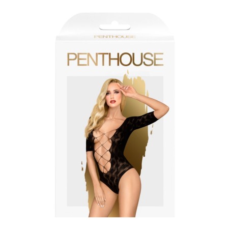 Body noir manche trois quart