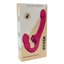 Vibromasseur ROSEA Strap-on Triple Action Télécommandé - SAV190