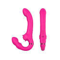 Vibromasseur ROSEA Strap-on Triple Action Télécommandé - SAV190