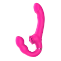Vibromasseur ROSEA Strap-on Triple Action Télécommandé - SAV190