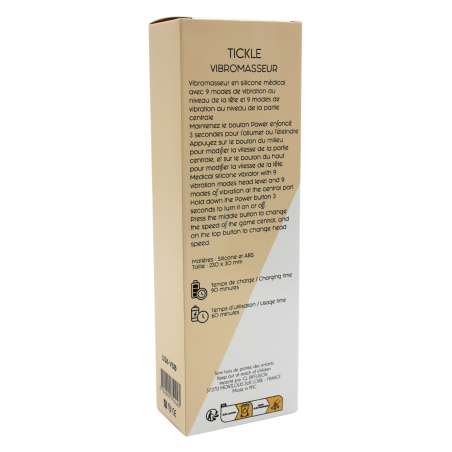 Vibromasseur TICKLE Double Stimulation – USK-V30