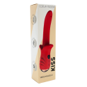 Vibromasseur Rouge Ultra-Souple KISS – USK-V35