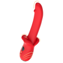 Vibromasseur Rouge Ultra-Souple KISS – USK-V35