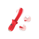 Vibromasseur Rouge Ultra-Souple KISS – USK-V35