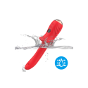 Vibromasseur Rouge Ultra-Souple KISS – USK-V35