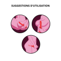 Vibromasseur Rouge Ultra-Souple KISS – USK-V35