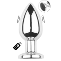 Plug anal vibrant taille M télécommandé