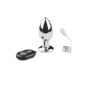 Plug anal vibrant taille M télécommandé