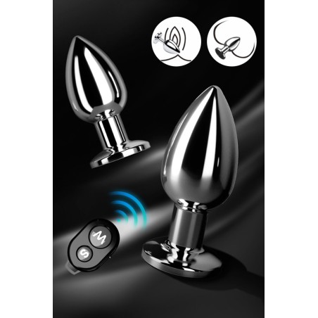 Plug anal vibrant taille S télécommandé