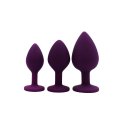 Plug Anal Violet Large – Silicone & Bijou