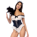 Costume sexy de soubrette 2 pièces - MAL60058COS