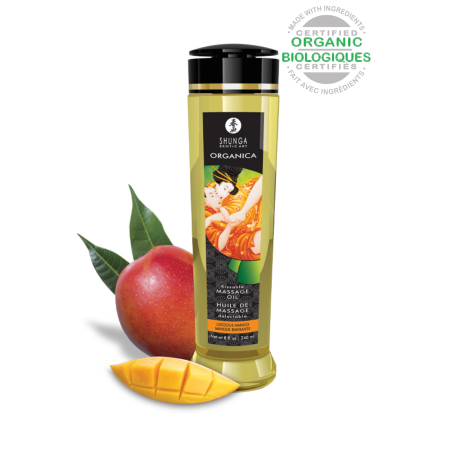 Huile de Massage Organica Mangue Enivrante 240 ml Shunga - CC3031