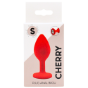 Plug rouge bijou cristal Small CHERRY - RY-067CRED