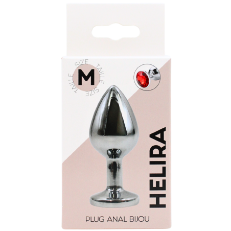 Plug Bijou Anal – Taille M – Cristal Rouge