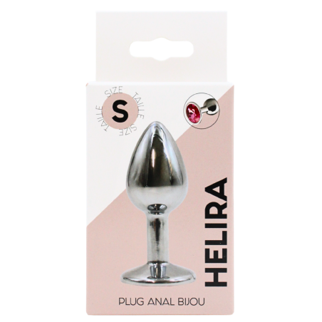 Plug Bijou Anal – Taille S – Cristal Rose (Débutant)