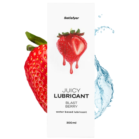 Lubrifiant à base d'eau Fraise explosive 300 ml Satisfyer - CC597070
