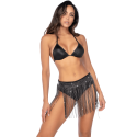 Jupe glamour à franges ornée de strass - Mapalé