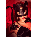 Masque félin en faux cuir - Mapalé