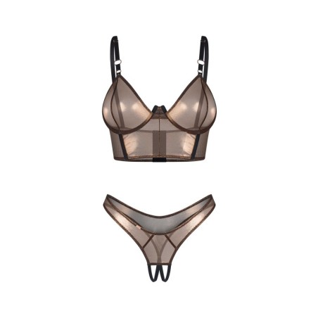 Soranna top et string ouvert