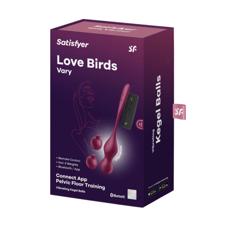 Boules de geisha vibrantes Satisfyer Love Birds Vary 