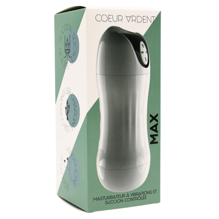 MAX – Masturbateur à Vibrations  Succion Contrôlée USB