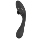 Stimulateur Clitoridien  Vibromasseur Point G 2-en-1 DINA Noir 