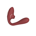 Stimulateur Clitoridien  Vibromasseur Point G 2-en-1 DINA Bordeaux 