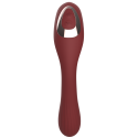 Stimulateur Clitoridien  Vibromasseur Point G 2-en-1 DINA Bordeaux 