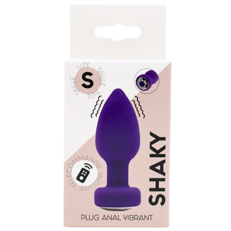Plug Anal Vibrant Télécommandé SHAKY Violet