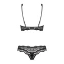 Luvae Ensemble ouvert 2 pcs  - Noir