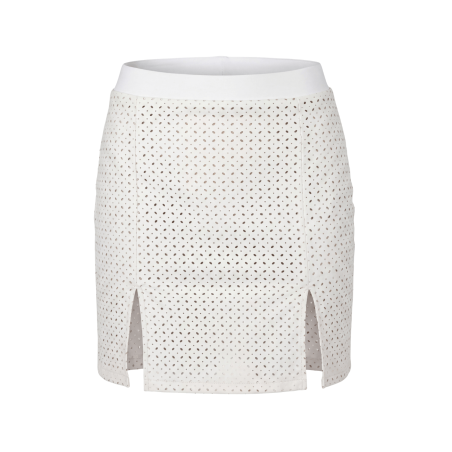 Jupe courte blanche Cassandra - LSL3-SWHT