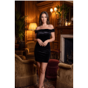 Robe velours noire Giulia