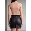 Jupe courte noir Stella - LSL3-SBLK