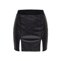 Jupe courte noir Stella - LSL3-SBLK