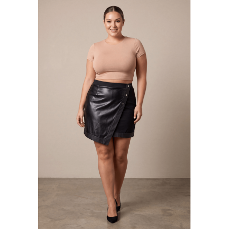 Jupe courte noire Mia - LSL2-SBLK